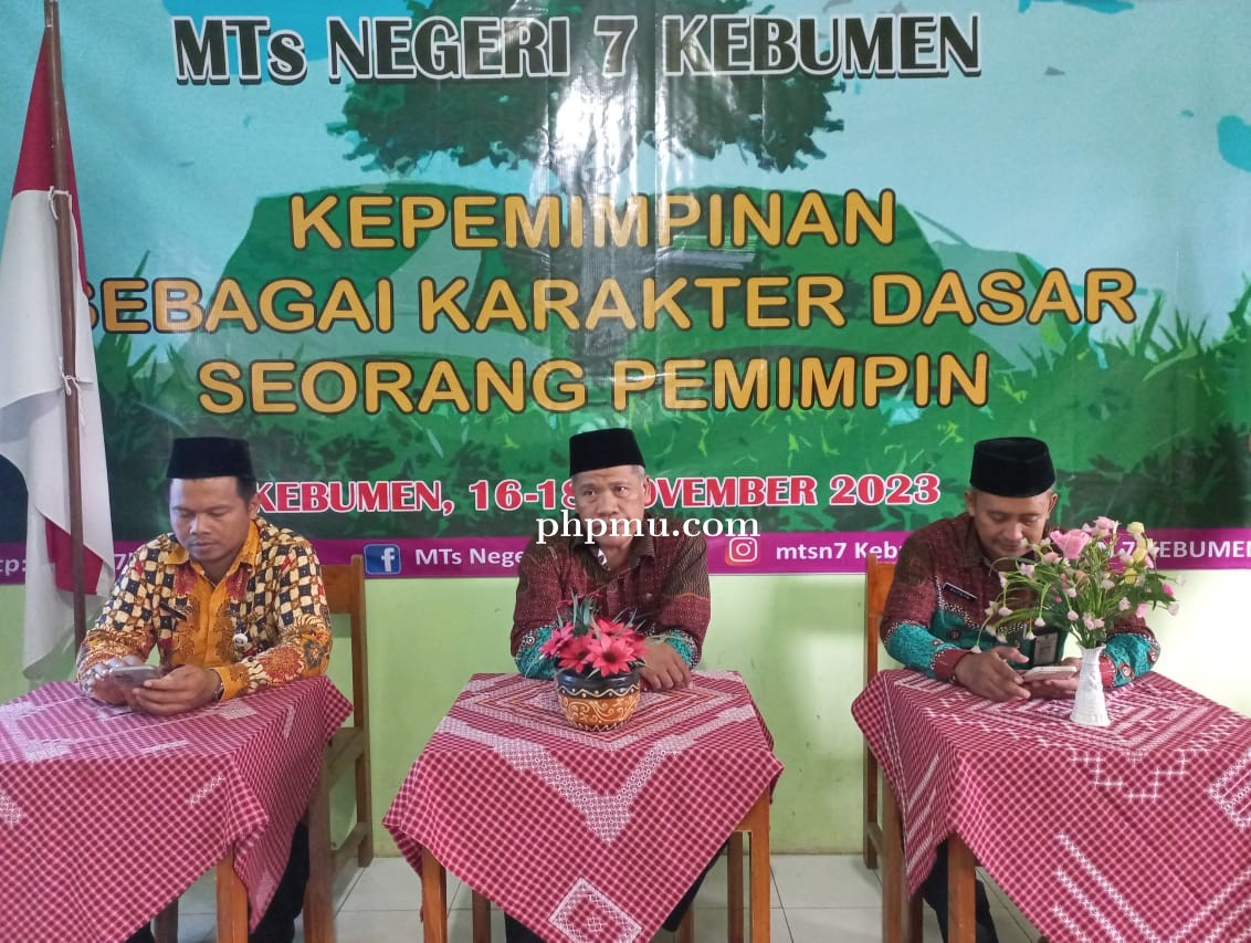 Bentuk Karakter Kepemimpinan, MTsN 7 Kebumen Gelar LDK