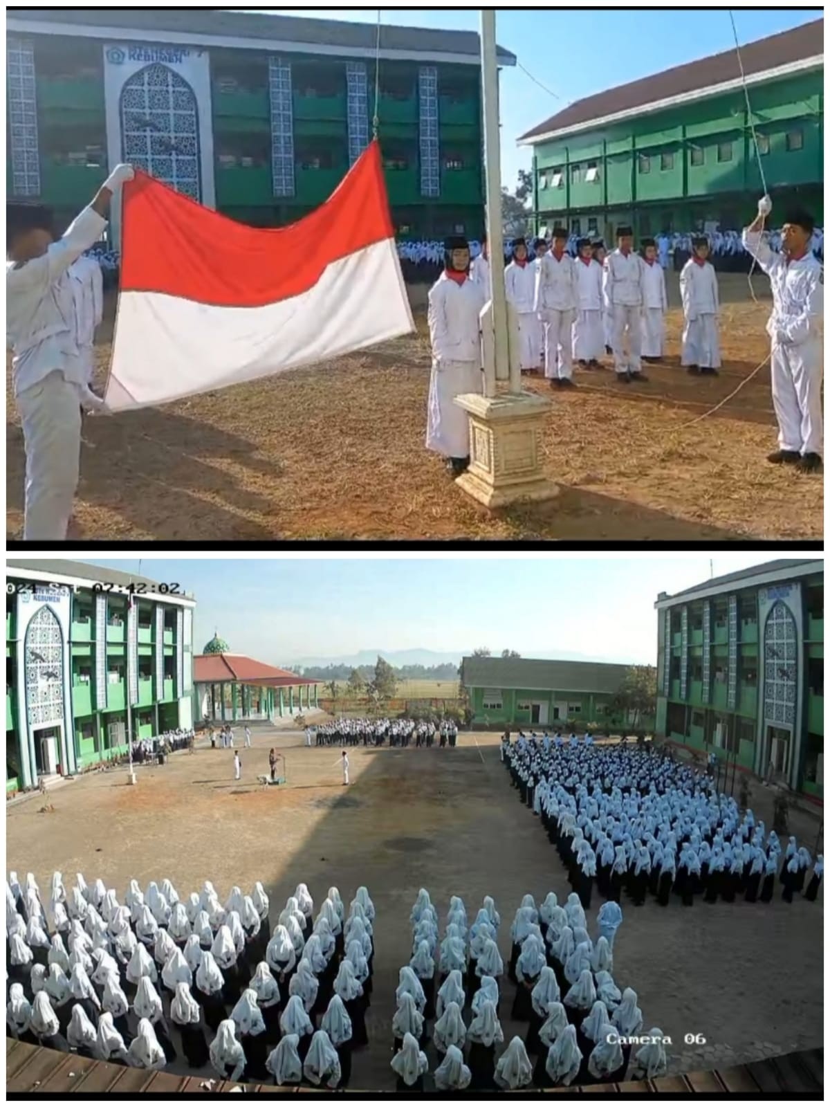 Peringati HUT RI ke-79, MTsN 7 Kebumen Adakan Upacara Bendera