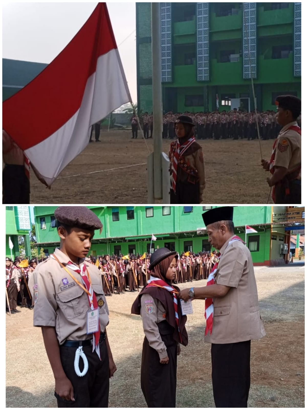Gudep MTsN 7 Kebumen Gelar Perkemahan Alih Golongan