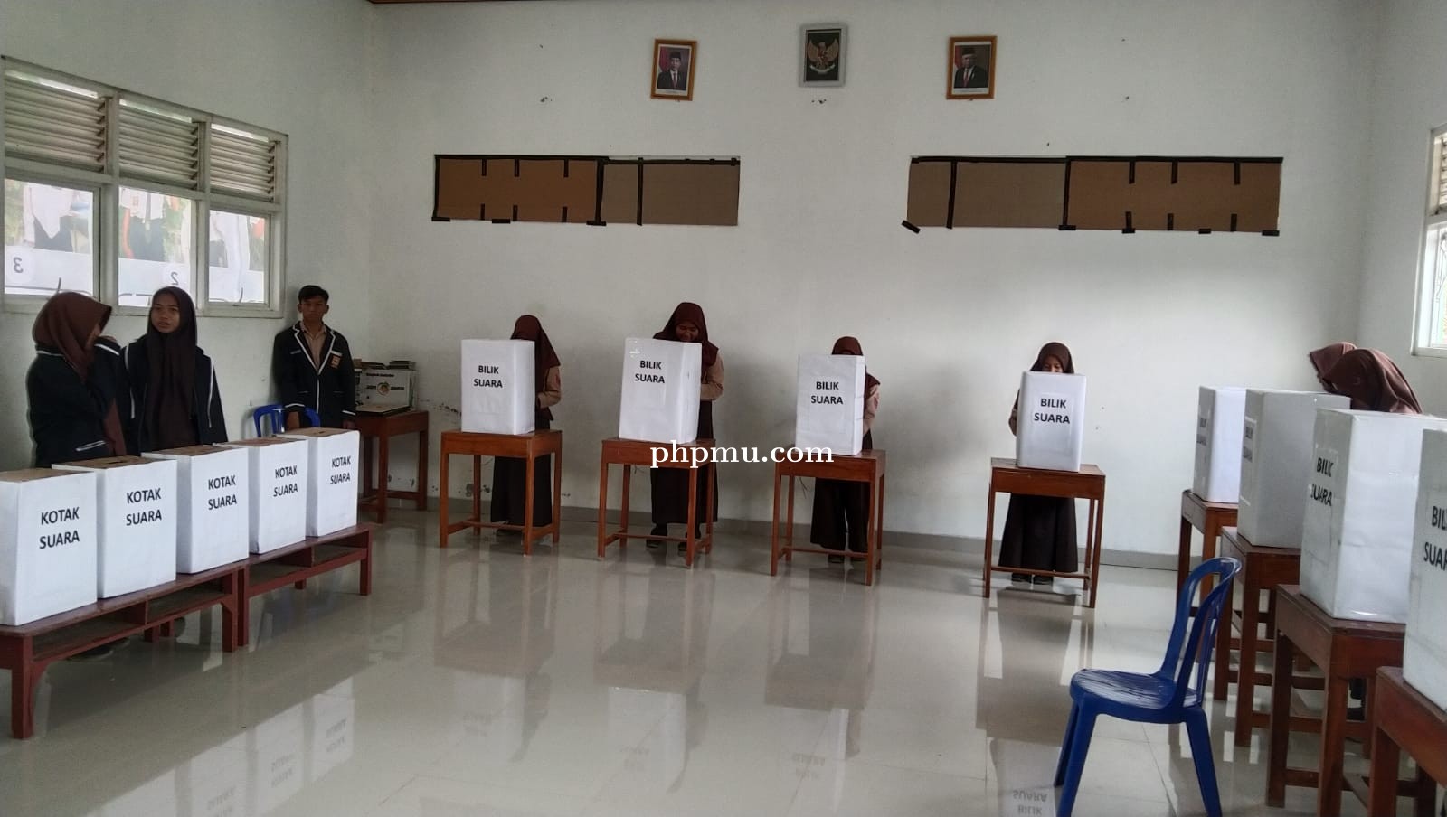 Pemilihan Ketua dan Wakil Ketua OSIS MTsN 7 Kebumen Berlangsung Demokratis
