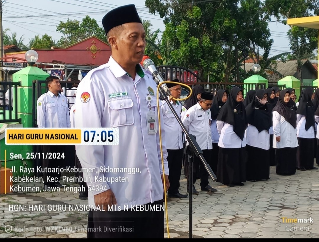 MTsN 7 Kebumen Peringati Hari Guru Nasional (HGN) tahun 2024