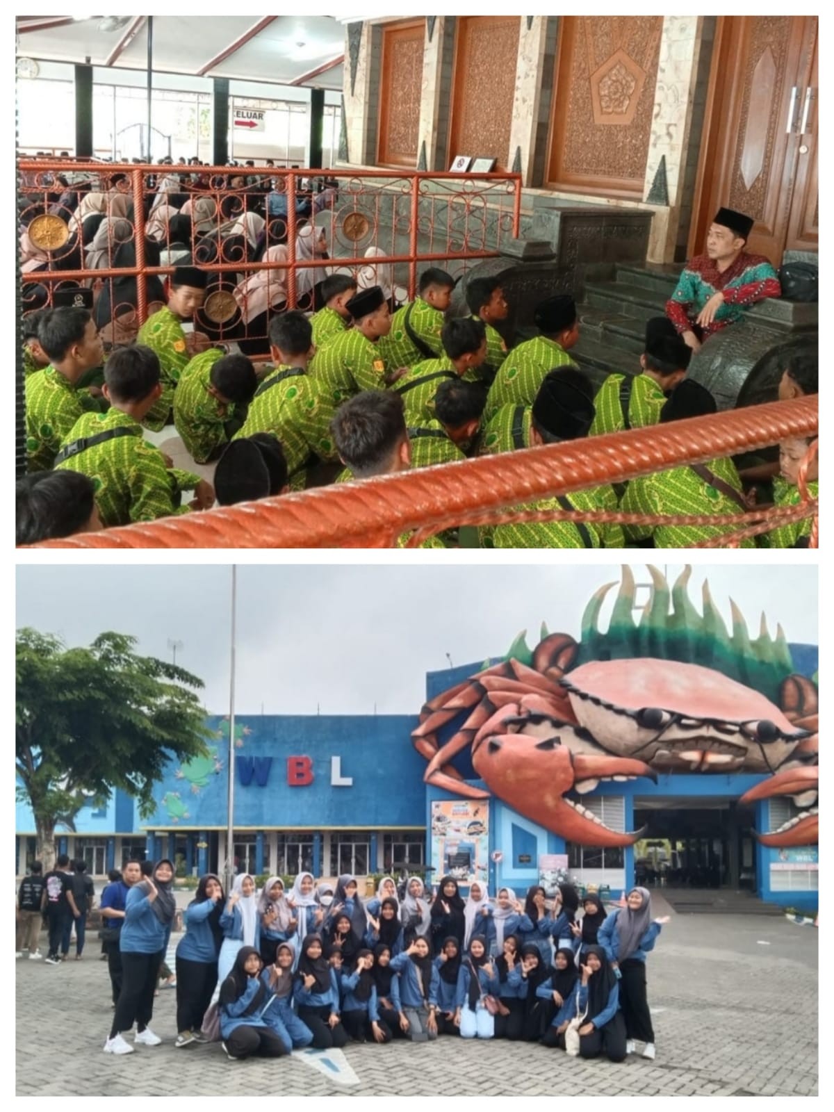 Tingkatkan Pengetahuan Sejarah Islam, MTsN 7 Kebumen Adakan Outing Class